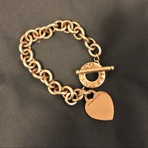Silver Tiffany & Co. Heart Tag Bracelet
